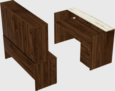 Modular reception desk