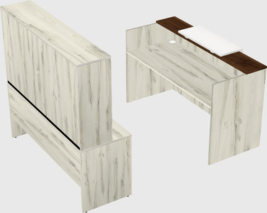 Modular reception desk