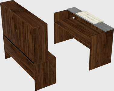 Modular reception desk
