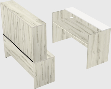 Modular reception desk