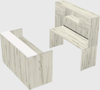Modular reception desk