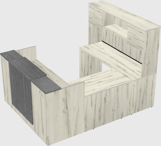 Modular reception desk