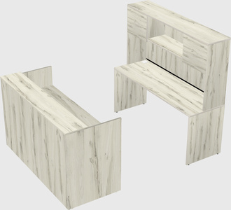 Modular reception desk