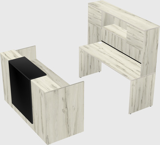 Modular reception desk