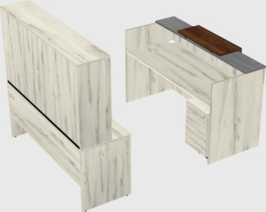 Modular reception desk