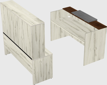 Modular reception desk
