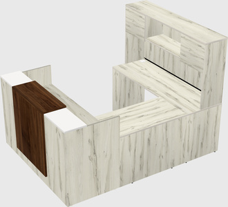 Modular reception desk