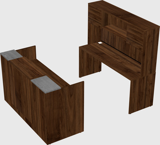 Modular reception desk