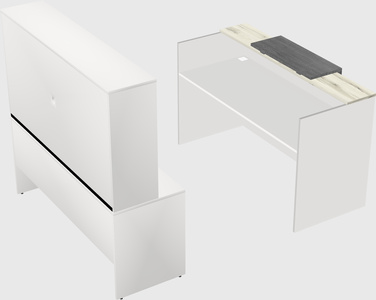 Modular reception desk
