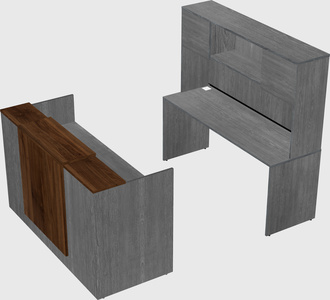 Modular reception desk