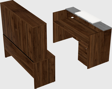 Modular reception desk