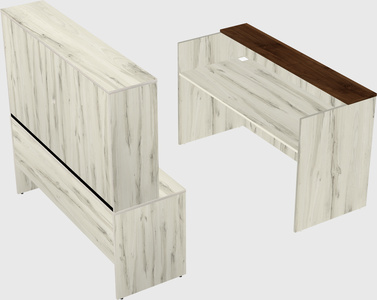 Modular reception desk