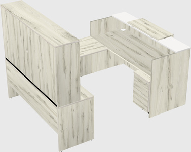 Modular reception desk