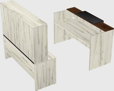 Modular reception desk
