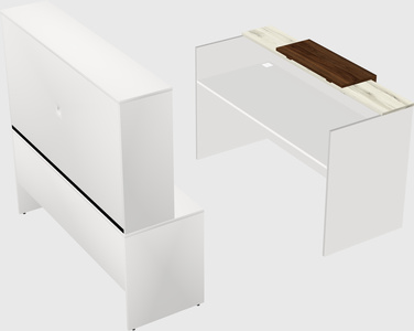 Modular reception desk