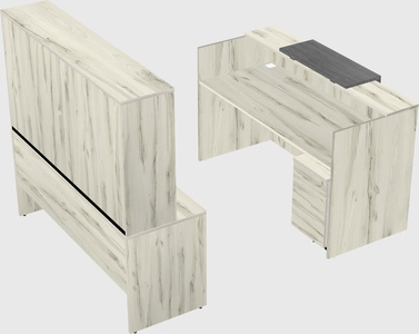 Modular reception desk
