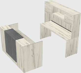 Modular reception desk
