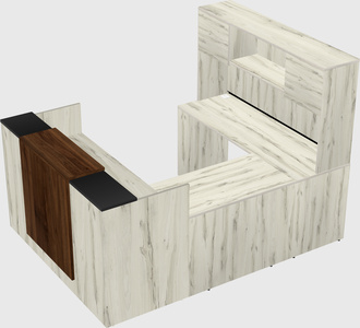 Modular reception desk
