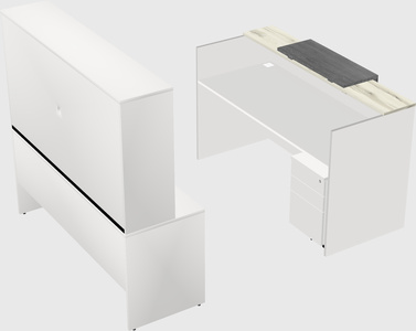 Modular reception desk