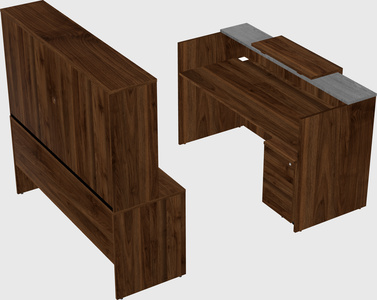 Modular reception desk