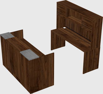 Modular reception desk