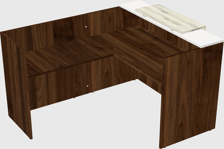 L-shaped modular reception