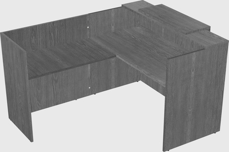 L-shaped modular reception
