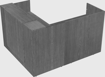 L-shaped modular reception