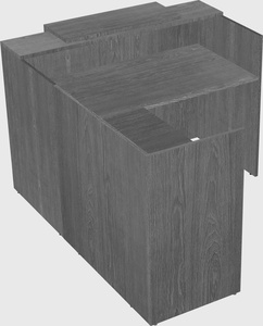 L-shaped modular reception