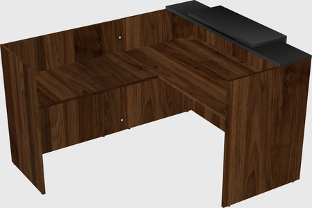 L-shaped modular reception