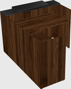 L-shaped modular reception