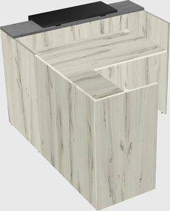 L-shaped modular reception