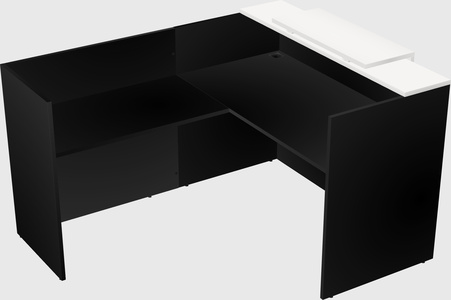 L-shaped modular reception