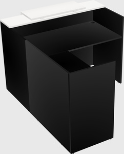 L-shaped modular reception