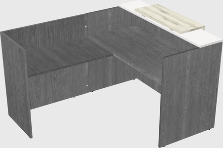 L-shaped modular reception