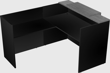 L-shaped modular reception