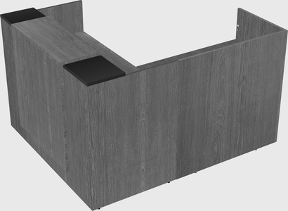 L-shaped modular reception