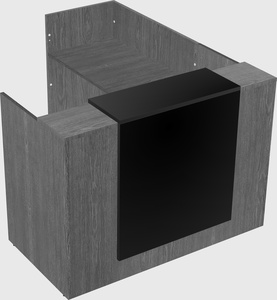 L-shaped modular reception