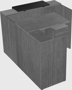 L-shaped modular reception