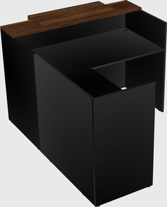 L-shaped modular reception