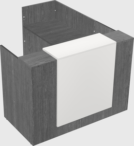 L-shaped modular reception