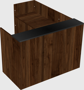 L-shaped modular reception