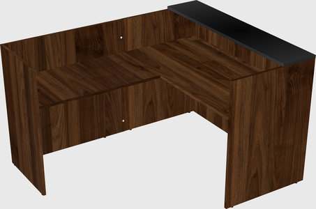 L-shaped modular reception