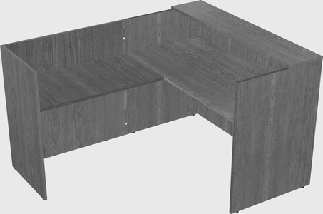 L-shaped modular reception