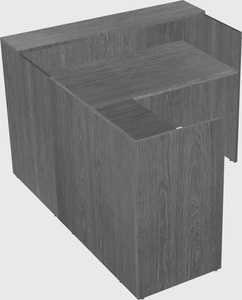 L-shaped modular reception