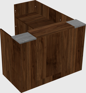 L-shaped modular reception