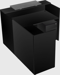 L-shaped modular reception