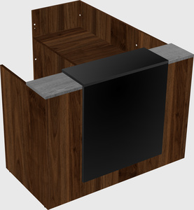 L-shaped modular reception