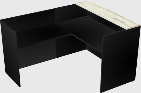 L-shaped modular reception