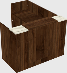 L-shaped modular reception